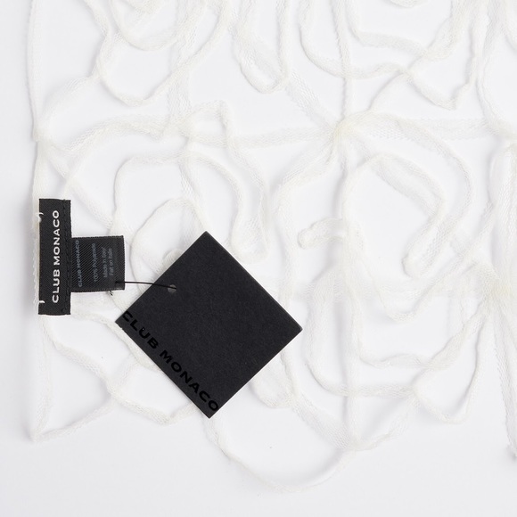 CLUB MONACO OPEN WEAVE SCARF - Picture 2 of 2